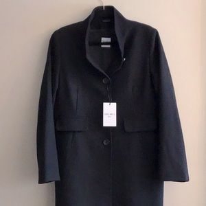 Wool and Cashmere black coat by Cinizia Rocco